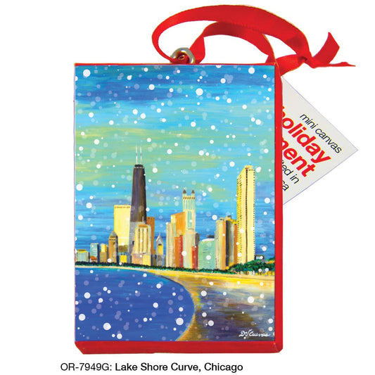 Lake Shore Curve, Chicago, Ornament (OR-7949G)