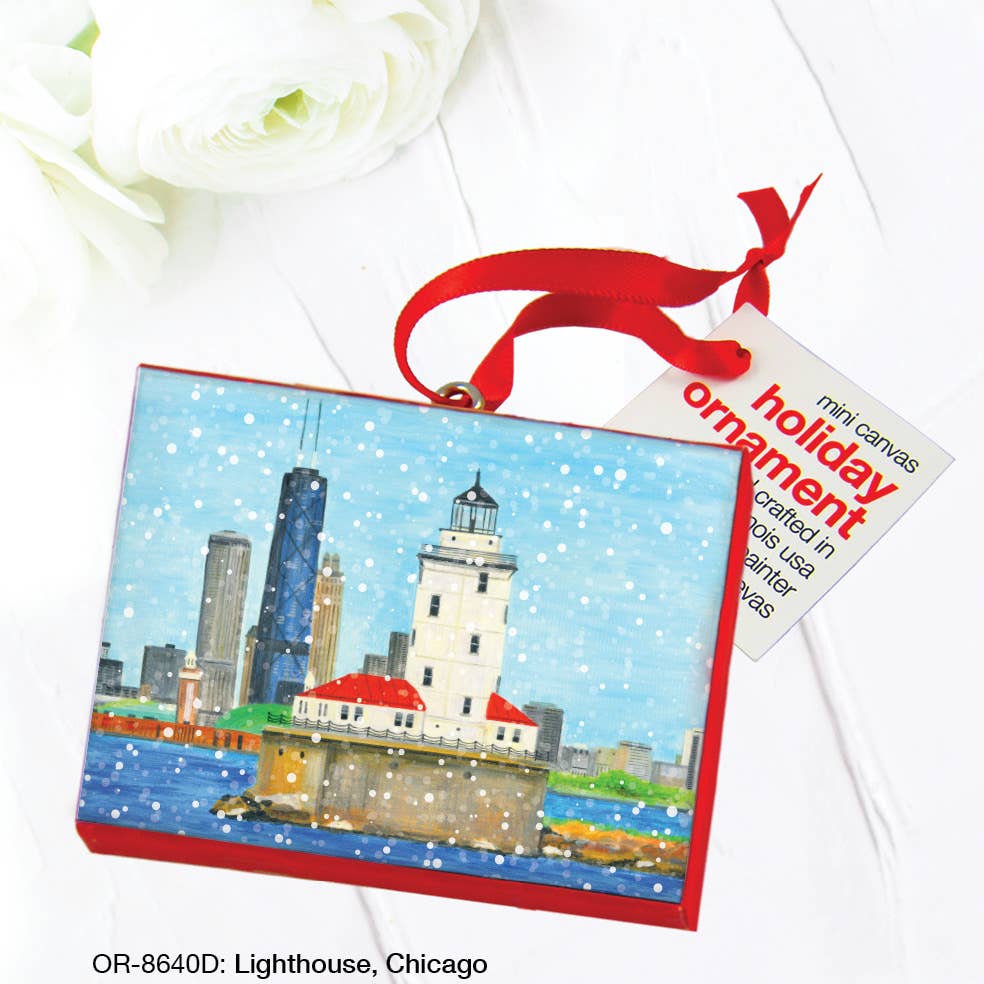 Lighthouse, Chicago, Ornament (OR-8640D)