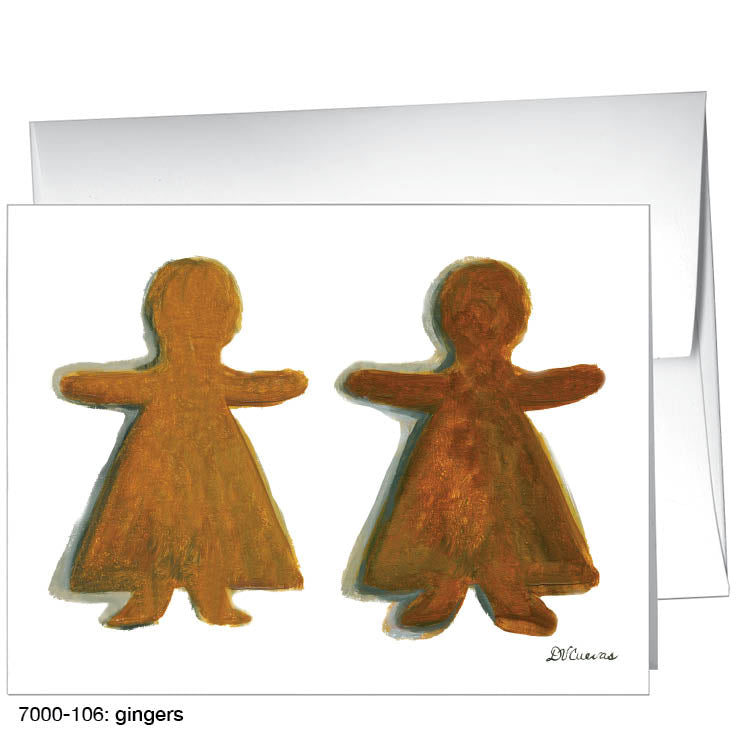 Gingers, Greeting Card (7253)