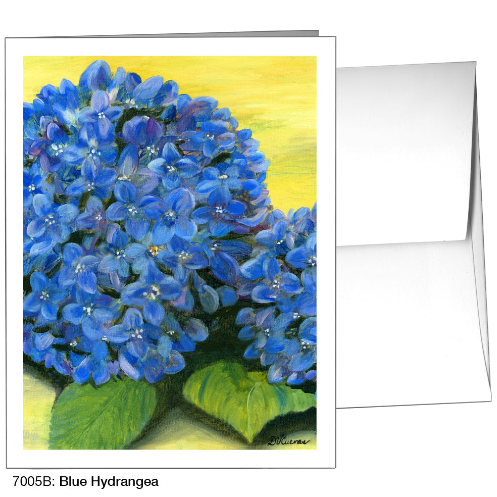 Blue Hydrangea, Greeting Card (7005B)