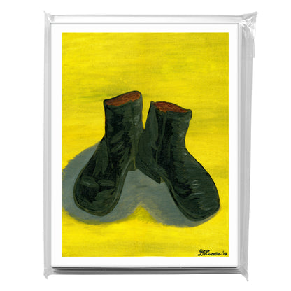 Boots, Greeting Card (7008)