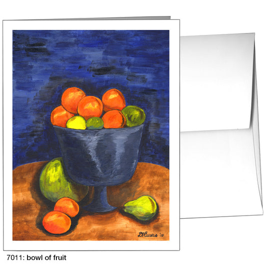 Bowl Of Fruit, Greeting Card (7011)