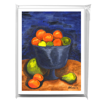 Bowl Of Fruit, Greeting Card (7011)