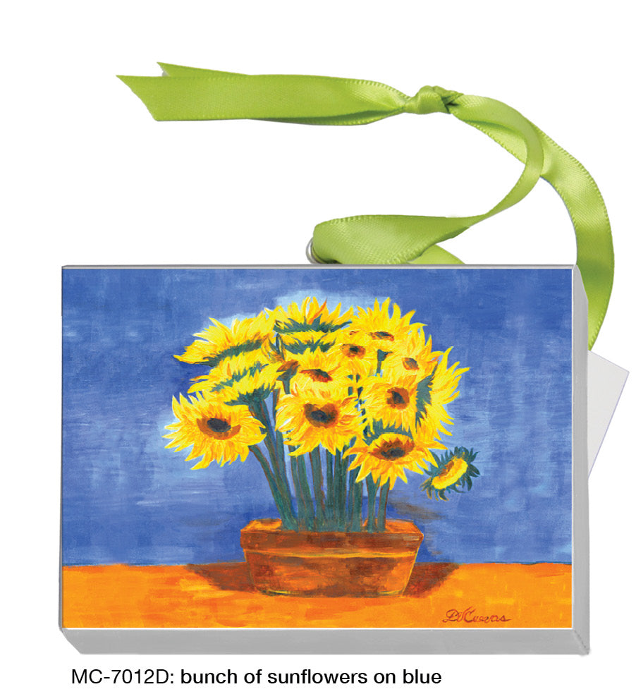 Bunch Of Sunflowers On Blue (MC-7012D)