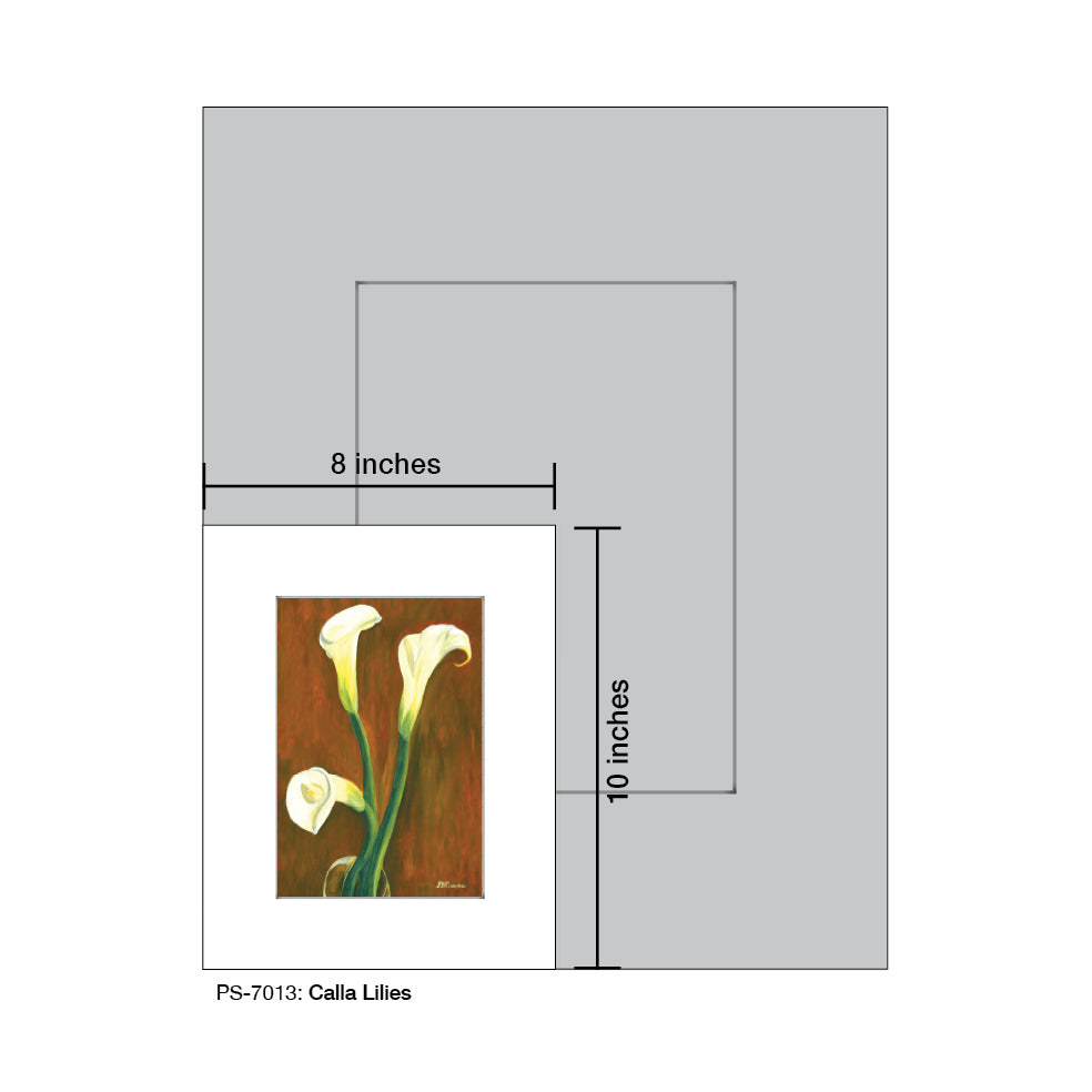 Calla Lilies, Print (#7013)