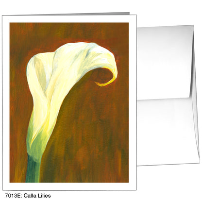 Calla Lilies, Greeting Card (7013E)