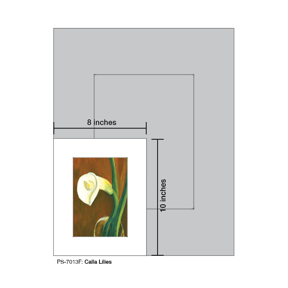 Calla Lilies, Print (#7013F)