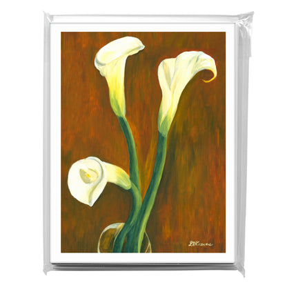 Calla Lilies, Greeting Card (7013)