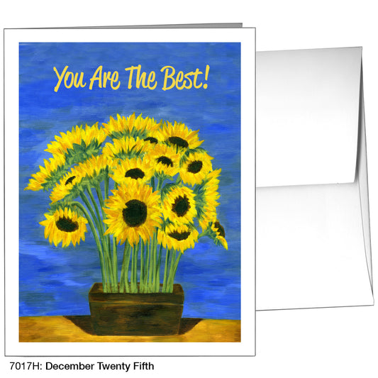 December Twenty Fifth, Greeting Card (7017H)