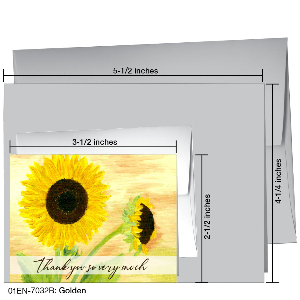 Golden, Greeting Card (7032B)