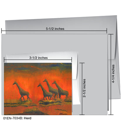 Herd, Greeting Card (7034B)