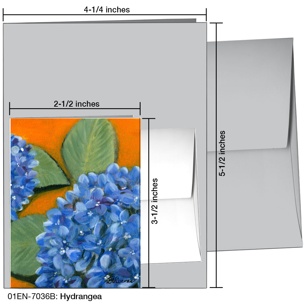 Hydrangea, Greeting Card (7036B)