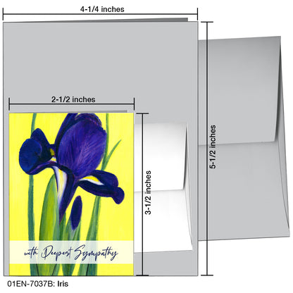 Iris, Greeting Card (7037B)