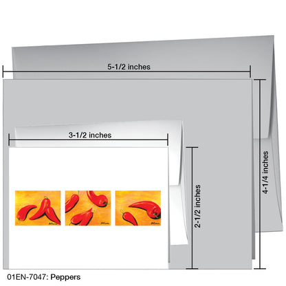 Peppers, Greeting Card (7047)