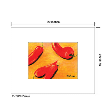 Peppers, Print (#7047B)