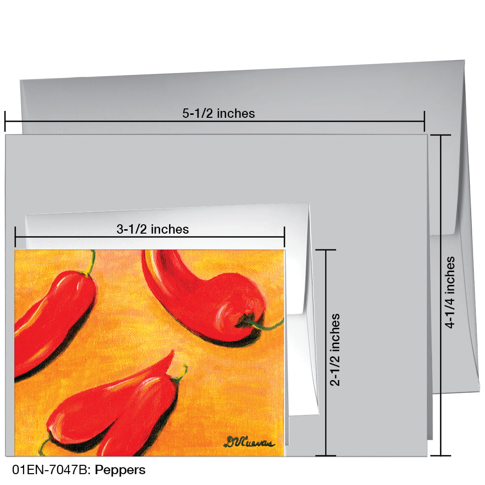 Peppers, Greeting Card (7047B)