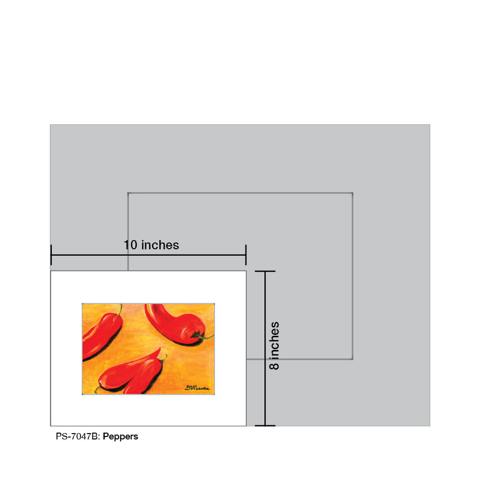 Peppers, Print (#7047B)