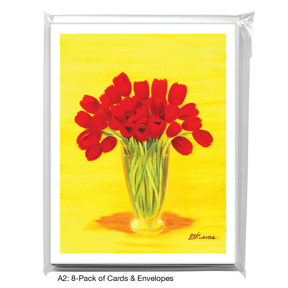 Red, Greeting Card (7054B)