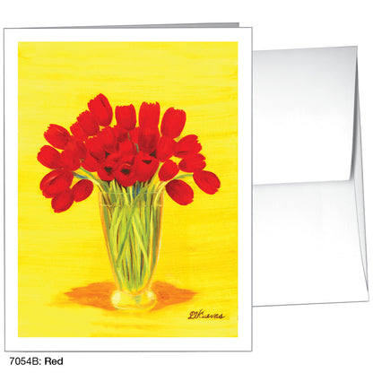 Red, Greeting Card (7054B)