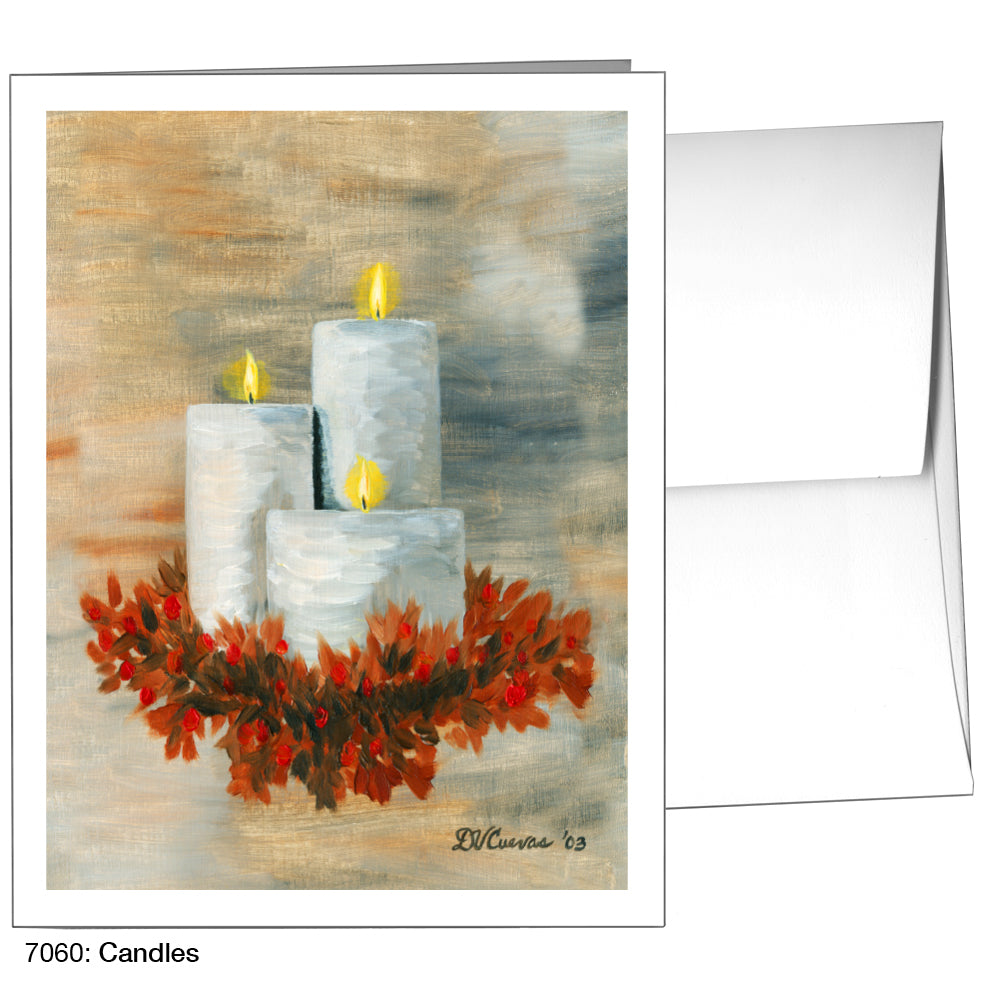 Candles, Greeting Card (7060)