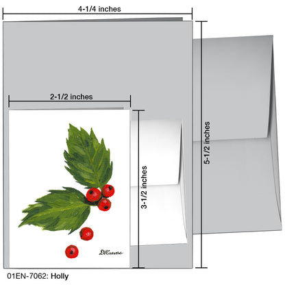 Holly, Greeting Card (7062)