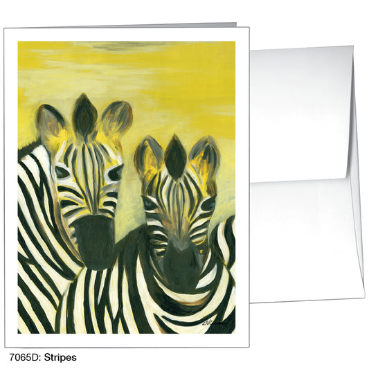 Stripes, Greeting Card (7065D)