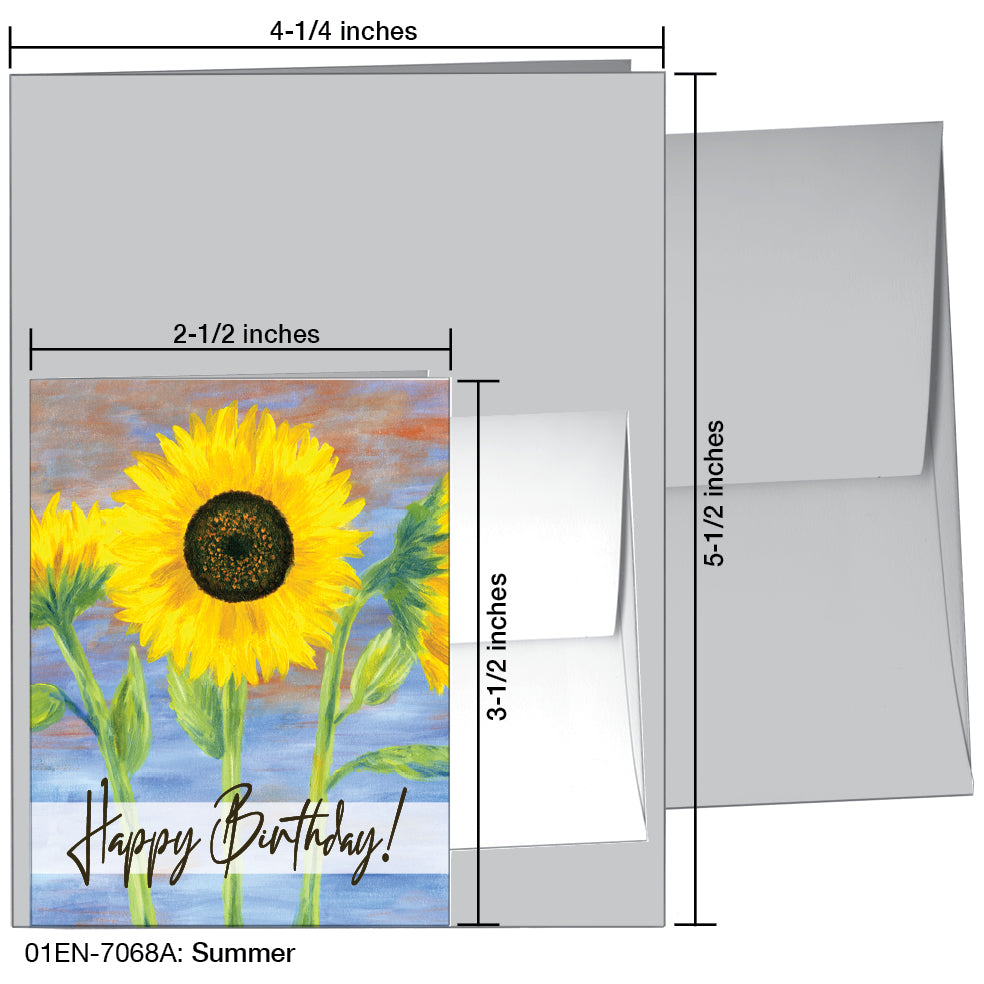 Summer, Greeting Card (7068A)