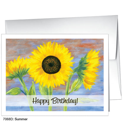 Summer, Greeting Card (7068D)