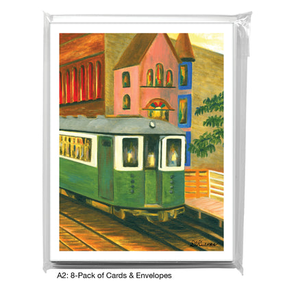 Westbound, Chicago, Greeting Card (7082C)