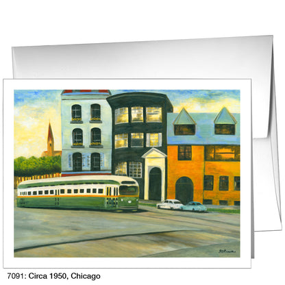 Circa 1950, Chicago, Greeting Card (7091)