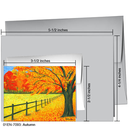 Autumn, Greeting Card (7093)