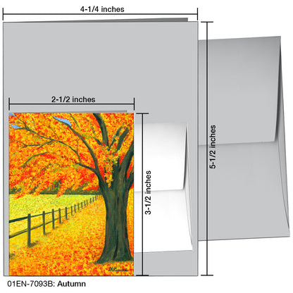 Autumn, Greeting Card (7093B)