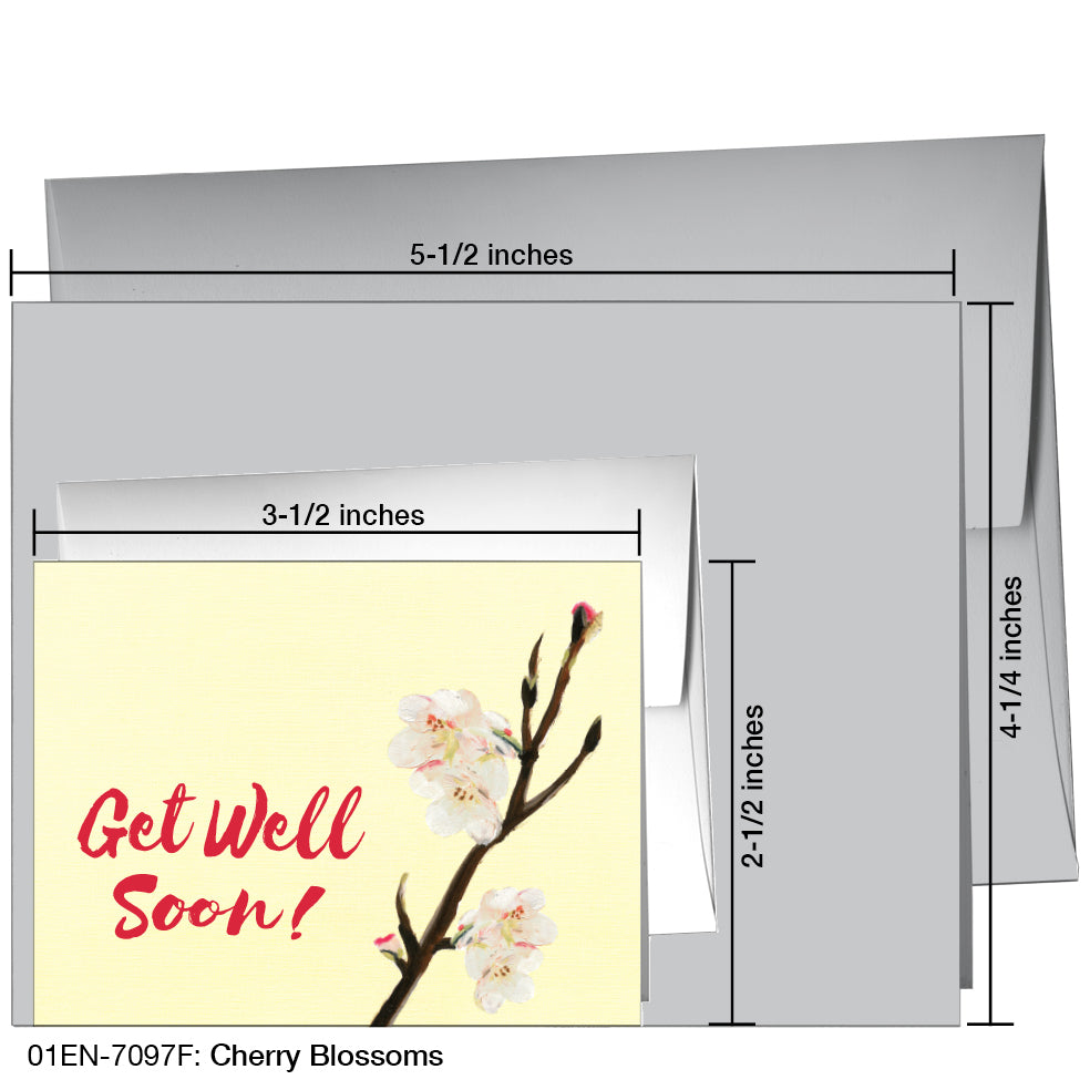 Cherry Blossoms, Greeting Card (7097F)