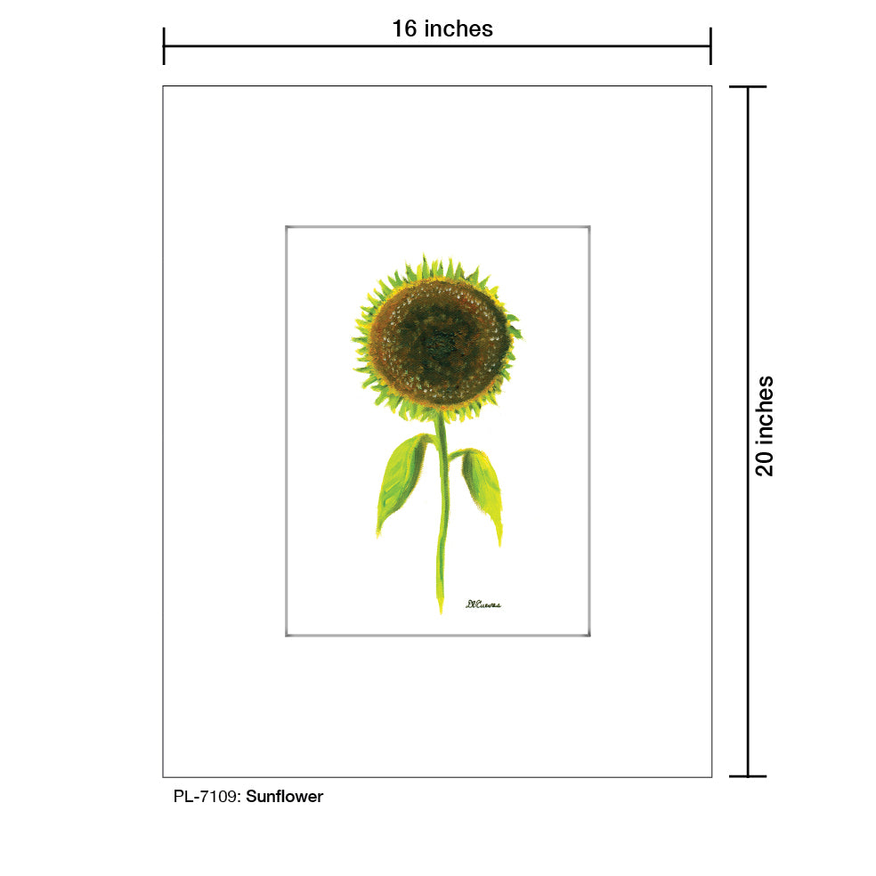 Sunflower, Print (#7109)