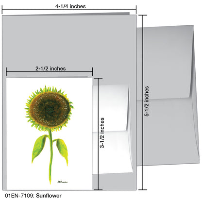 Sunflower, Greeting Card (7109)