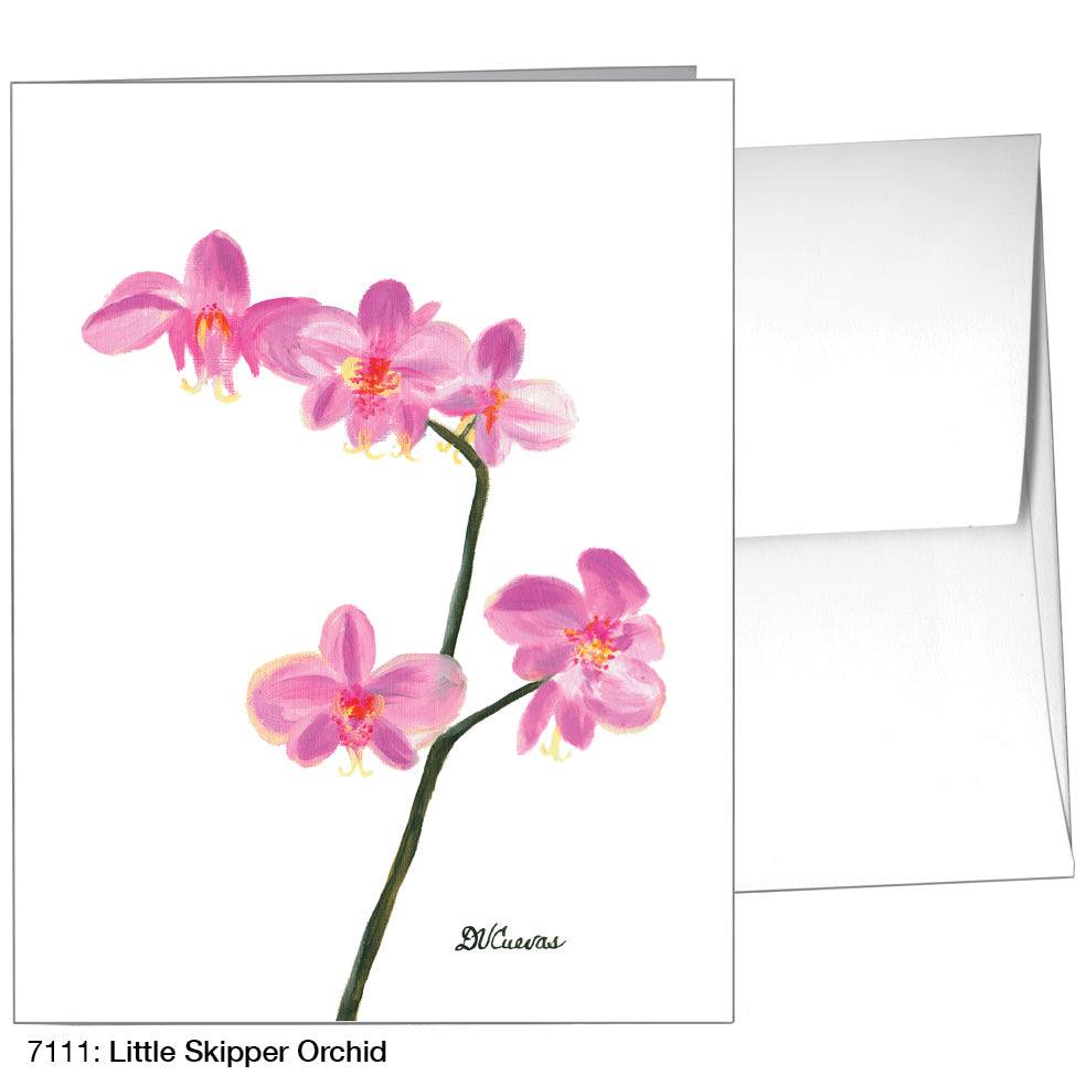 Little Skipper Orchid, Greeting Card (7111)