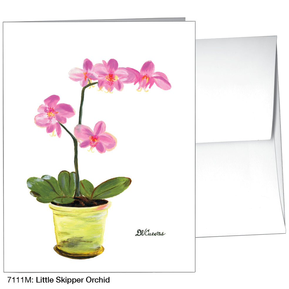 Little Skipper Orchid, Greeting Card (7111M)