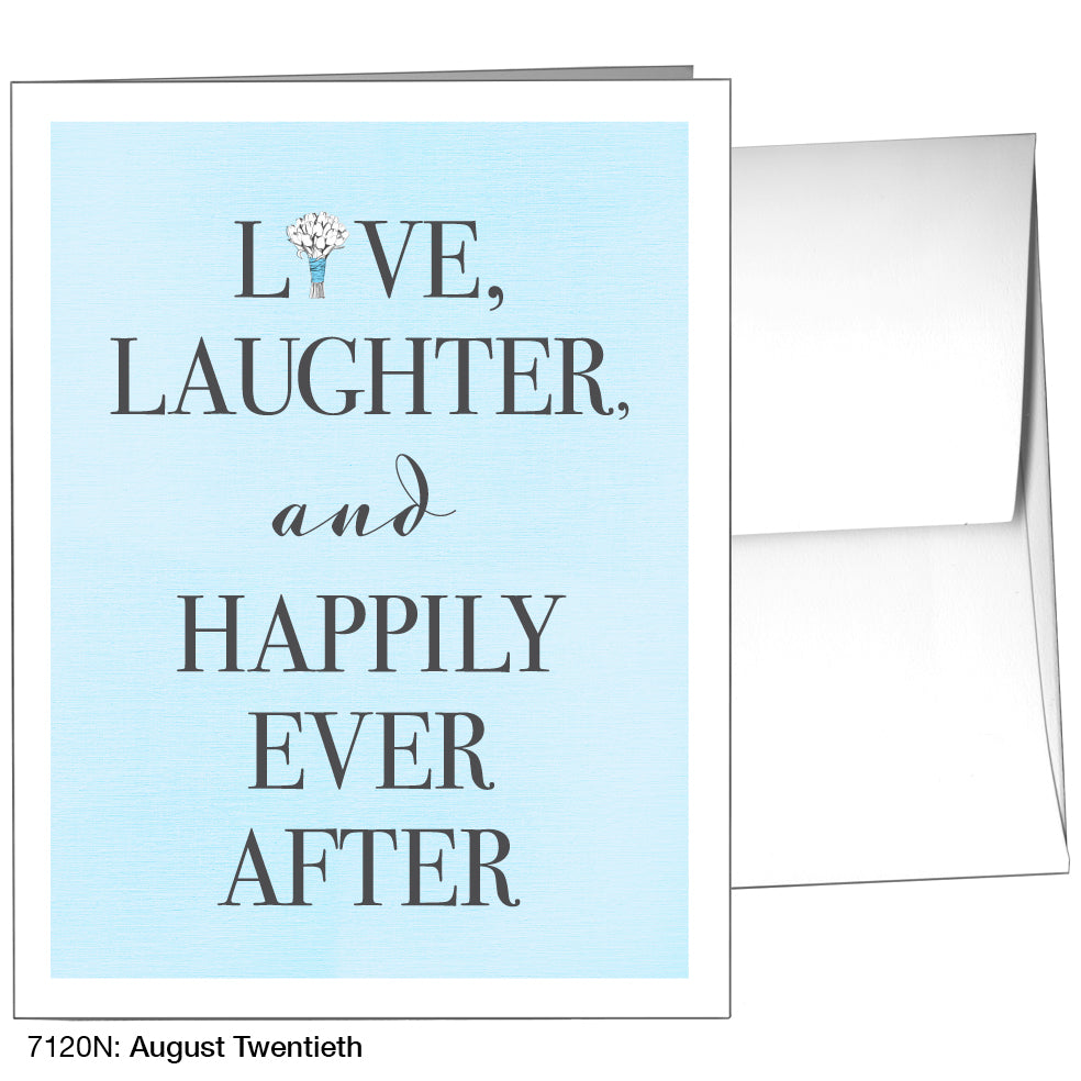 August Twentieth, Greeting Card (7120N)