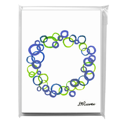 Circles, Greeting Card (7129)