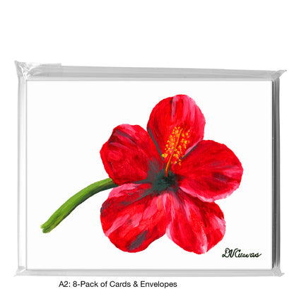 Hibiscus, Greeting Card (7134)