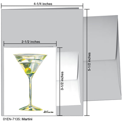 Martini, Greeting Card (7135)