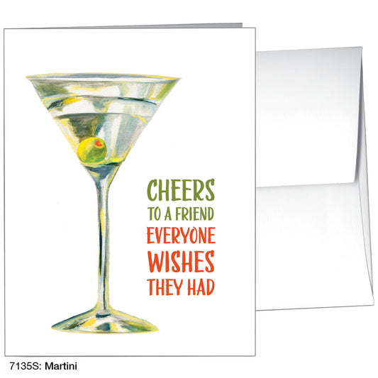 Martini, Greeting Card (7135S)