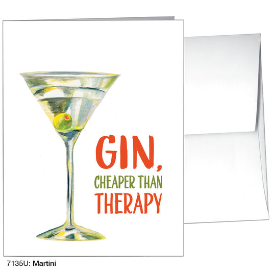 Martini, Greeting Card (7135U)