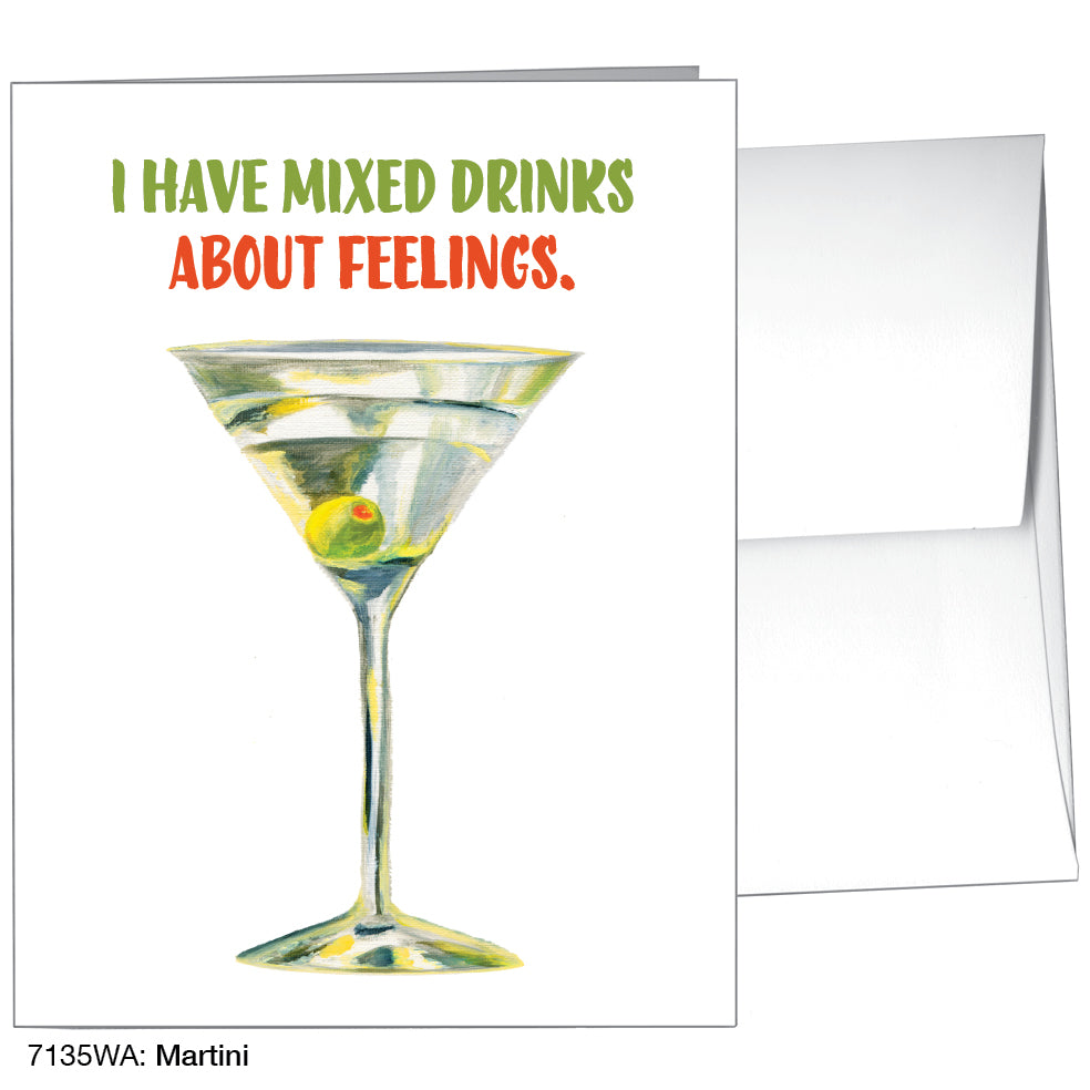 Martini, Greeting Card (7135WA)