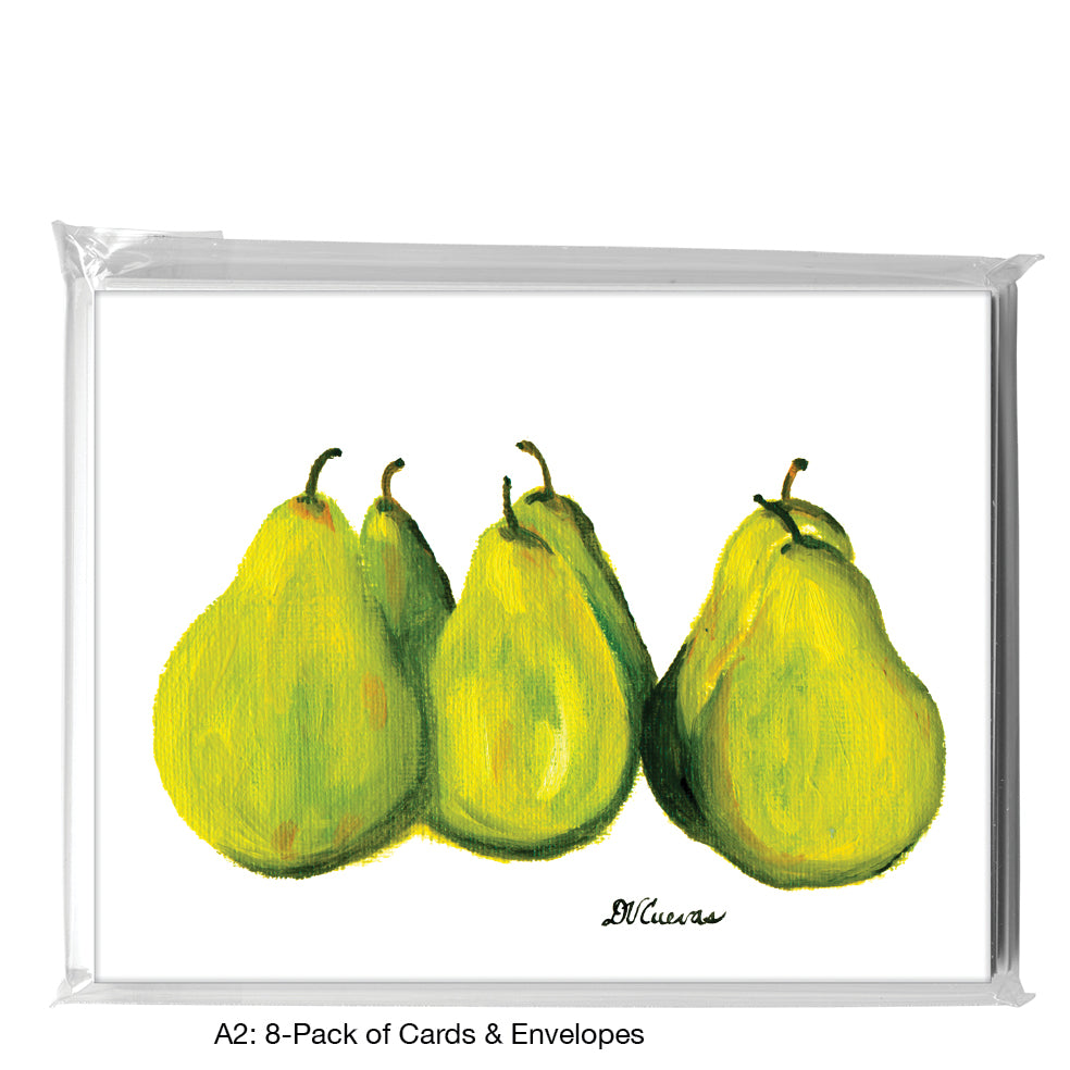 Pears, Greeting Card (7137)