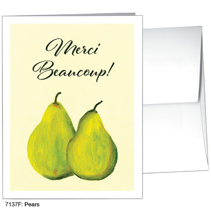 Pears, Greeting Card (7137F)