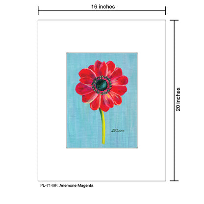 Anemone Magenta, Print (#7149F)