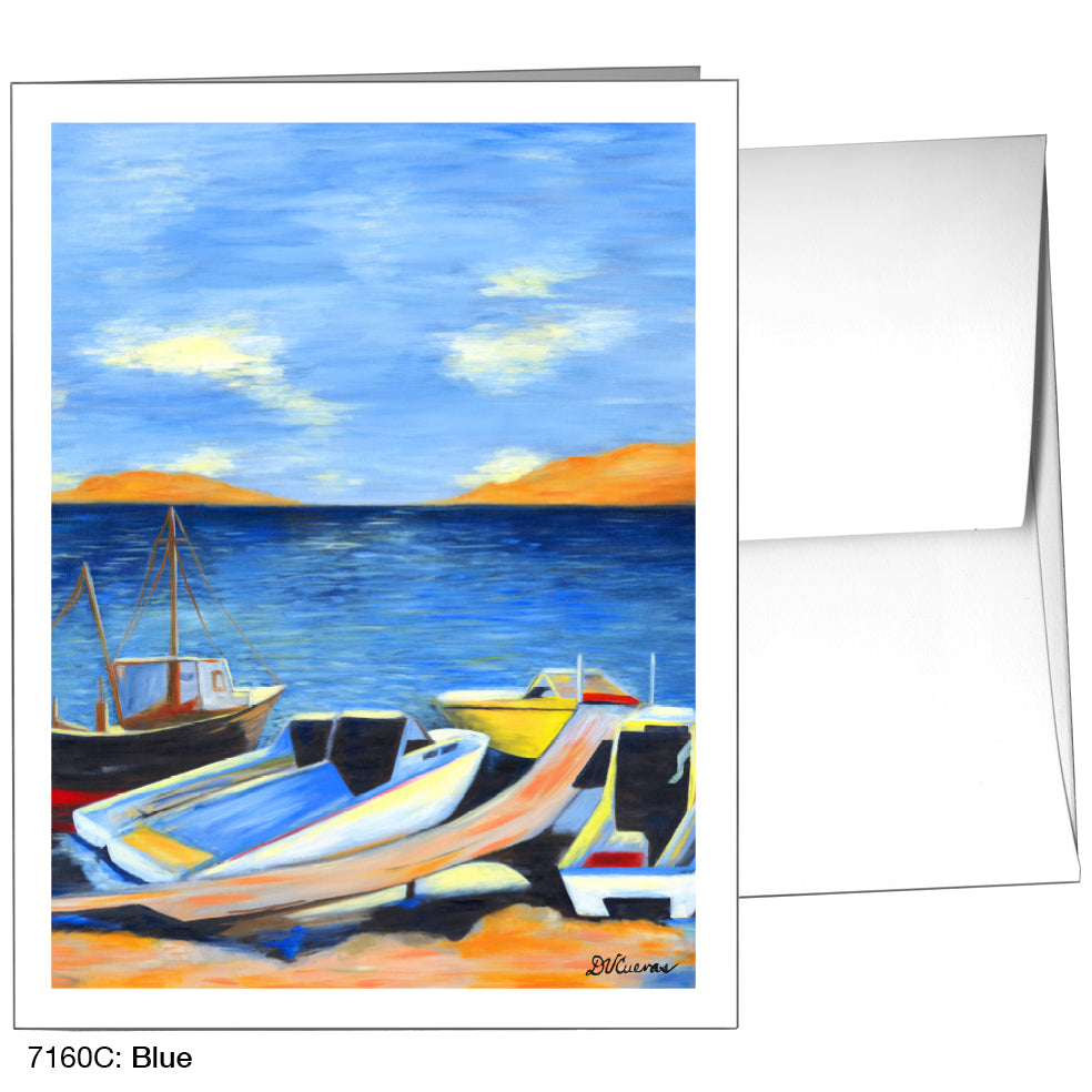 Blue, Greeting Card (7160C)