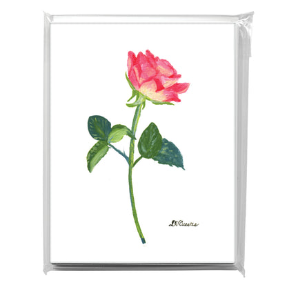 Rosa 'Aqua', Greeting Card (7176A)