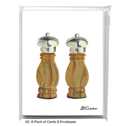 Salt & Pepper, Greeting Card (7181)